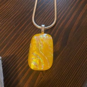 Sterling chain with charm